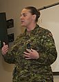 Canadian Forces brief Vermont Army National Guard on women in combat roles 150912-Z-QI027-0003