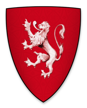 Coat of arms of William de Mowbray, Lord of Axholme Castle