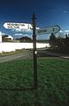 Dl23tx denton village signpost 1990