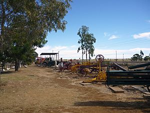 Farming equipment, Ilfracombe, Queensland