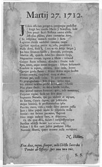 Nehemiah Hobart poem 1712