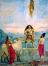 Ravi Varma-Descent of Ganga