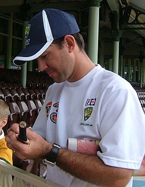 Ricky Ponting signing