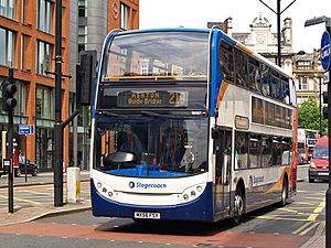 Stagecoach in Manchester bus 19067 (MX56 FSY), 25 July 2008