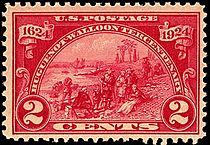 Walloons landing 1924 U.S. stamp.1