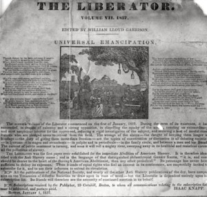 1837 Liberator Cornhill Boston