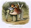 An elf and a fairy kissing - In Fairy Land (1870) - BL