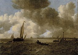 An van Goyen (1596–1656)- A Stormy Seascape - Myrskyinen merimaisema - Stormigt hav (29178839560)