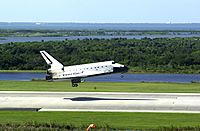 Atlantis STS-112 landing
