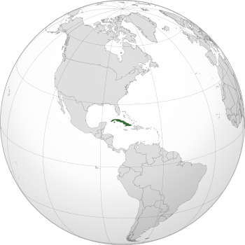 Location of Provisional Government of Cuba