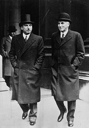 Dino Grandi and John Simon, 1932
