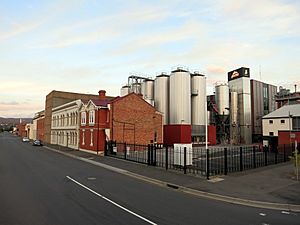 Esplanade side of the James Boag brewery March 2015