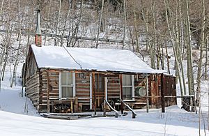 The Gimlett/LeFevre Cabin in Garfield, Colorado.
