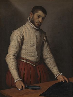 Giovanni Battista Moroni - The Tailor ('Il Tagliapanni') - Google Art Project