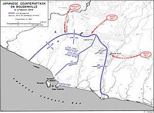 Japanese Counterattack on Bougainville March 1944