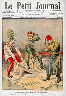 Le Petit Journal Balkan Crisis (1908)