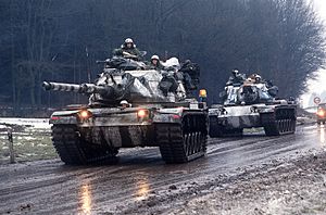 M-60A3 near Giessen in Germany 1985