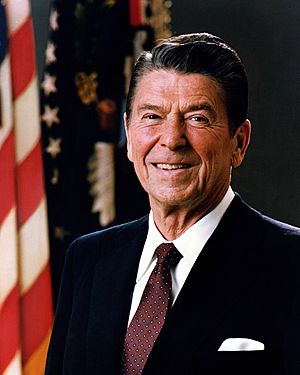 Reagan's presidential portrait, 1981