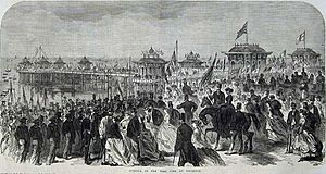 Opening of West Pier 1866