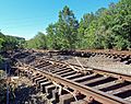 Port Jervis Line tracks damaged by flooding, Sloatsburg, NY
