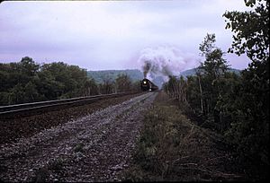 RDG 2101 east of Roseville Tunnel - Jun 1973