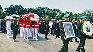 State Funeral Procession of President B. J. Habibie, Jakarta - 12 September 2019