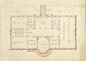 State floor plan - White House - 1803