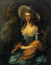 Thomas Gainsborough - Portrait of Miss Evans