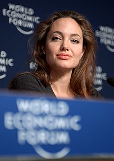 Angelina Jolie at Davos