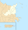 Fajardo, Puerto Rico locator map
