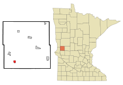 Location of Herman, Minnesota