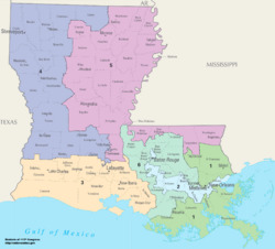 Louisiana Congressional Districts, 113th Congress