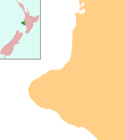 Cardiff is located in Taranaki Region
