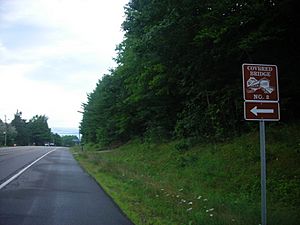 New Hampshire Covered Bridge No. 2 sign