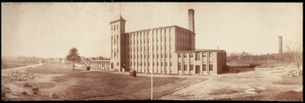 Panoramic photo of Walter Lowney's factory, Mansfield, Mass LCCN2007661046.tif