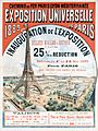Paris 1889 plakat