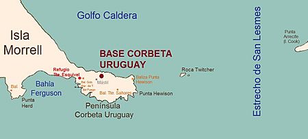 Península Corbeta Uruguay, Isla Morrell