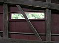 Pinetown Bushong's Mill Covered Bridge Inside Window HDR 3263px