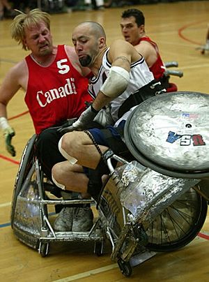 Wheelchair rugby game 2