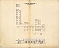 Architectural drawing of the Hospital, Geraldton (now Innisfail, Queensland), 22 September 1885