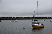 Boats on Lake Harriet, MN Oct 2017 1
