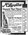 Canada Dry Pale Ginger Ale Toronto Star ad 1916