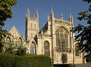 Gloucester Cathedral exterior front