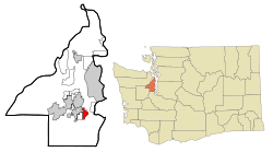 Location of Parkwood, Washington