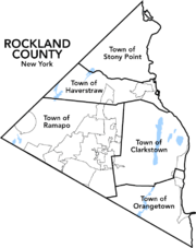 Map of Rockland County