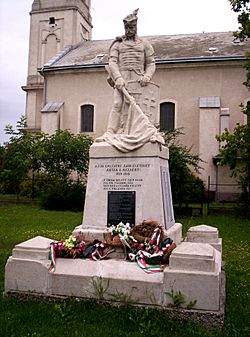 World War I Memorial in Solt, Hungary.