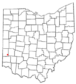 Location of Gratis, Ohio