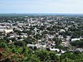 Partial view of the City of Ponce, looking SSW from Cerro El Vigía, Barrio Portugués Urbano, Ponce, Puerto Rico