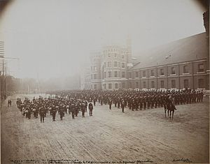 Queen's Own Rifles at Toronto Armories (HS85-10-12532)