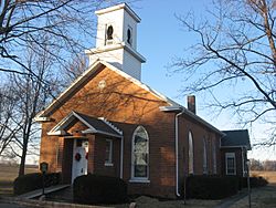 Richwood Evangelical Lutheran Church, a historic site at Cross Roads